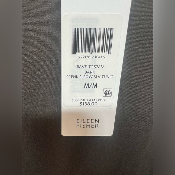 Eileen Fisher gray tunic/dress - Picture 9 of 9